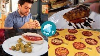 1 DIA SOLO comiendo TAPAS de LUJO en ESPAÑA  Benshorts