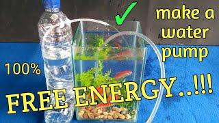How to make water pump at home  pompa Air Dirumah