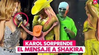 Karol G Entre Lágrimas Destapa Rivalidad con Shakira El Gesto del que Todos Hablan