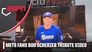 Max Scherzer booed following Mets tribute video at Citi Field  MLB on ESPN