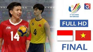 FULL HD  INDONESIA - VIETNAM  Final Men’s Volleyball  - SEA Games 31