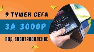 9 тушек Sega за 3000р. Разных годов купленные на ремонт и восстановление.