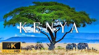 FLYING OVER KENYA 4K UHD - Soothing Music With Stunning Beautiful Nature Film For Stress Relief