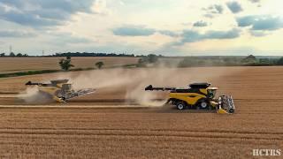 New Holland CR 10 & CR 11 in one field How lucky are we?