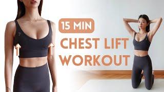 15 min Boob Lift Workout - Firm and Lift Your Chest Naturally  Emi