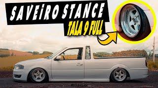 SAVEIRO G4  SUSPENSÃO A AR  RODAS 15 TALA 9 FULL  S T A N C E