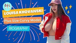 Louisa Khovanski  Plus Size Curvy Model on Haul  Instagram  Bio  WIKI  @curvymodels