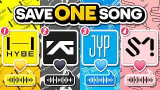  SAVE 1 K-POP SONG  HYBE vs YG vs JYP vs SM  ANSWER - KPOP QUIZ 