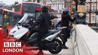 The boy-snatch moped gang have been jailed - BBC London