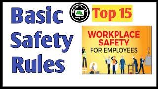 General Site Safety Rules  workplace Safety Rules