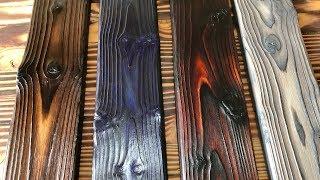 DIY Wood Burning Technique - Thats not Shou Sugi Ban Or is it??