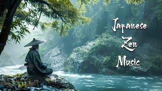 Relaxing Flute on a Rainy Day - Japanese Zen Music For Meditation Healing Deep Sleep Soothing