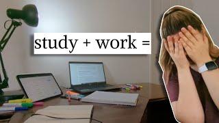 how to study while working full time realistic