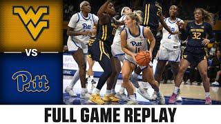 West Virginia vs. Pitt Full Game Replay  2023-24 ACC Women’s Basketball