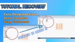 Cara mengembalikan data yang terformat di flashdisk hanya 15 menit sudah berhasil