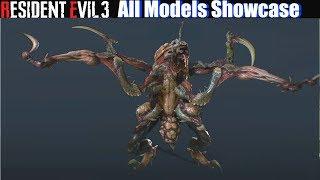 RE3 All Models Unlocked Showcase - Resident Evil 3 Remake 2020