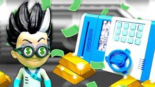 PJ Masks Spielzeuge - Romeo stiehlt einen Lieferwagen. Video für Kinder mit Romeo Pj Masks