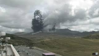 October 20 2021  Mount Aso Japan  Eruption  1143 JST