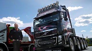 Volvo Trucks – A black beauty of a Volvo FH16 with 700 horsepower – Welcome to my cab – light