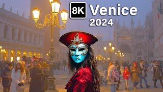 VENICE in MYSTERIOUS FOG 2024 8K 60FPS                               #venice #venice2024 #venicemask