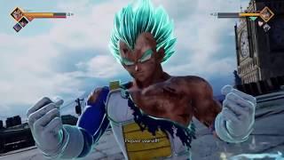 JUMP FORCE - Vegeta Vs Sasuke Gameplay