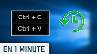 Comment activer le Presse Papier sur Windows 10 historique des copier coller