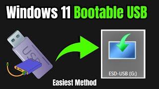 How to Create Windows 11 Bootable USB Drive 2024 Easiest Method