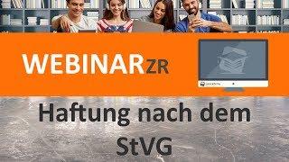 Haftung nach dem StVG Webinar ► juracademy.de