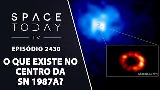 O QUE EXISTE NO CENTRO DA SN 1987A?