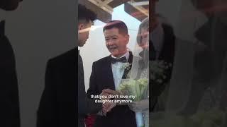 Dad gives away daughter at wedding and what he says will make you cry