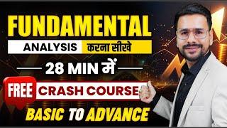 Fundamental Analysis of Stocks for BEGINNERS FREE CRASH Course  In Hindi  Neeraj Joshi