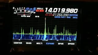 Yaesu FTdx10 - Listening different CW Pitch between 500 Hz and 700 Hz with external speaker - IW2NOY