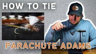 Parachute Adams — How to Tie Step by Step  Beginner Friendly Fly Tying Tutorial