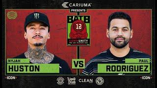 BATB 12 Nyjah Huston Vs. Paul Rodriguez - Round 1