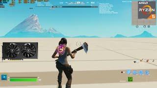 RX 6650 XT + ryzen 5 5600g - Fortnite creative fps test