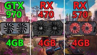 GTX 970 vs RX 470 vs RX 570  10 Games Tested on 1080p  High details