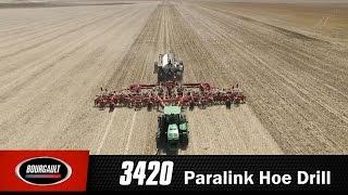 Bourgault 3420 Paralink Hoe Drill - 80 & 100 foot Seeding Systems