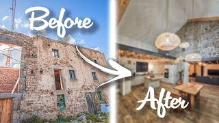 TIMELAPSE 3 YEARS RENOVATION OLD FARM 1820  TIMELAPSE RENOVATION CORPS DE FERME 1820