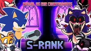 S-RANK  Victory but Sonic Tails & Knuckles VS Xeno and the Exe Counterparts Sings it  FNF Cover