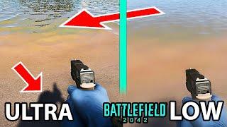 Battlefield 2042 Graphics Comparison - ALL SETTINGS SIDE BY SIDE  4K