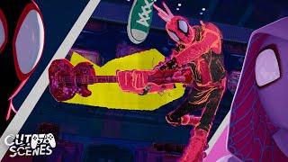 Miles Meets the SPIDER PUNK Hobei Brown  Spider-Man Across the Spider-Verse