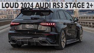 BEST SOUNDING NEW AUDI RS3 8Y SO FAR STAGE 2+ SPORTBACK WITH MILLTEK STRAIGHT PIPE - EARGASM