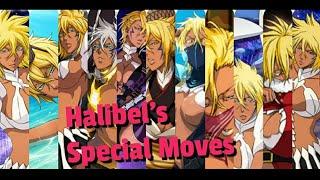 Queen Halibels Special Moves All 11 versions Bleach Brave Souls