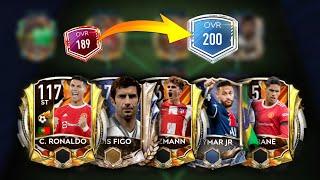 Legendary+ Team Upgrade 189 To 200  Best Squad Upgrade - Fifa Mobile 21