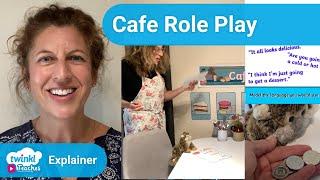 Cafe Role Play Demonstration EYFS