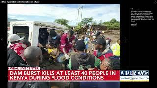 40 people die in western Kenya after a dam collapses