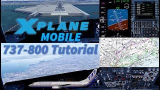 XPlane Mobile Tutorial 737-800 Boston to LaGuardia - Narrated Instructional Flight Sim