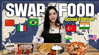 People Around The World Swap School Lunch  Korea The US India Brazil Italy China Türkiye