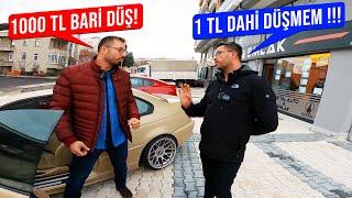 BMW 3.30 Cİ PAZARLIĞINDA SİNİRLER GERİLDİ   İKİNCİ EL ARABA PAZARLIĞI SERİSİ bmw e46 