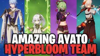 THIS Ayato Team Is AMAZING Hyperbloom Ayato w Nahida Showcase  Genshin Impact